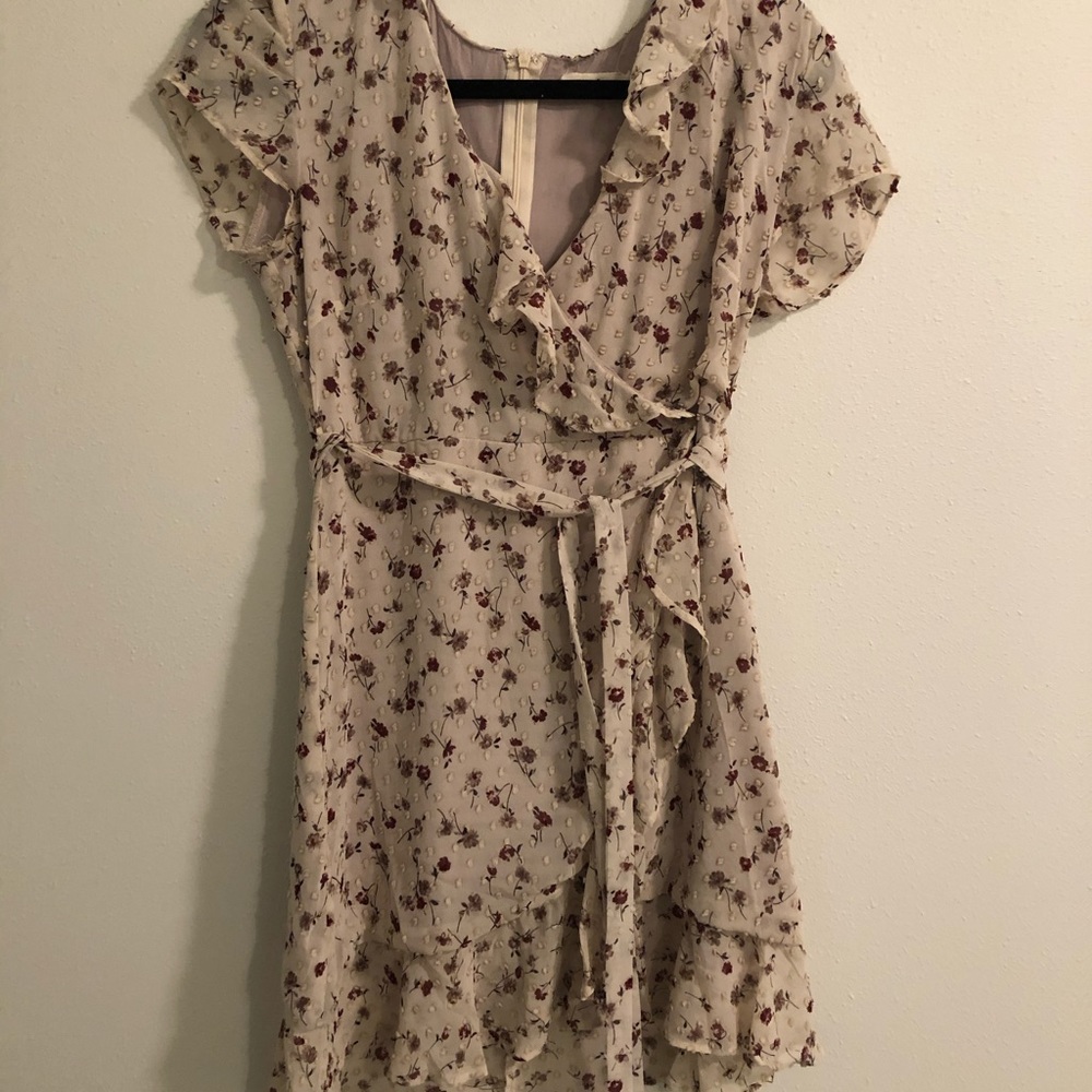 Patterned mini dress